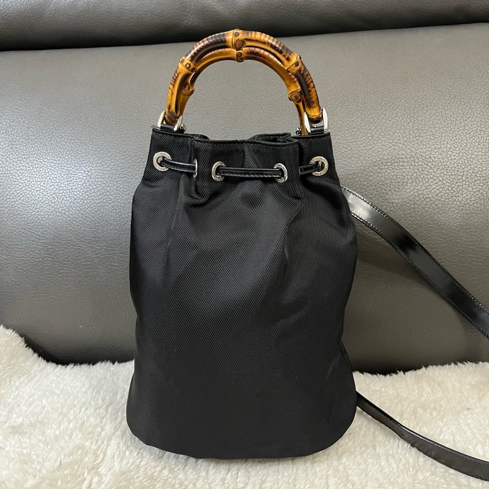 Gucci Bamboo Drawstring Bag - Picture 3 of 14